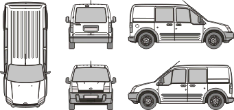 download free vehicle wrap templates ford transit connect