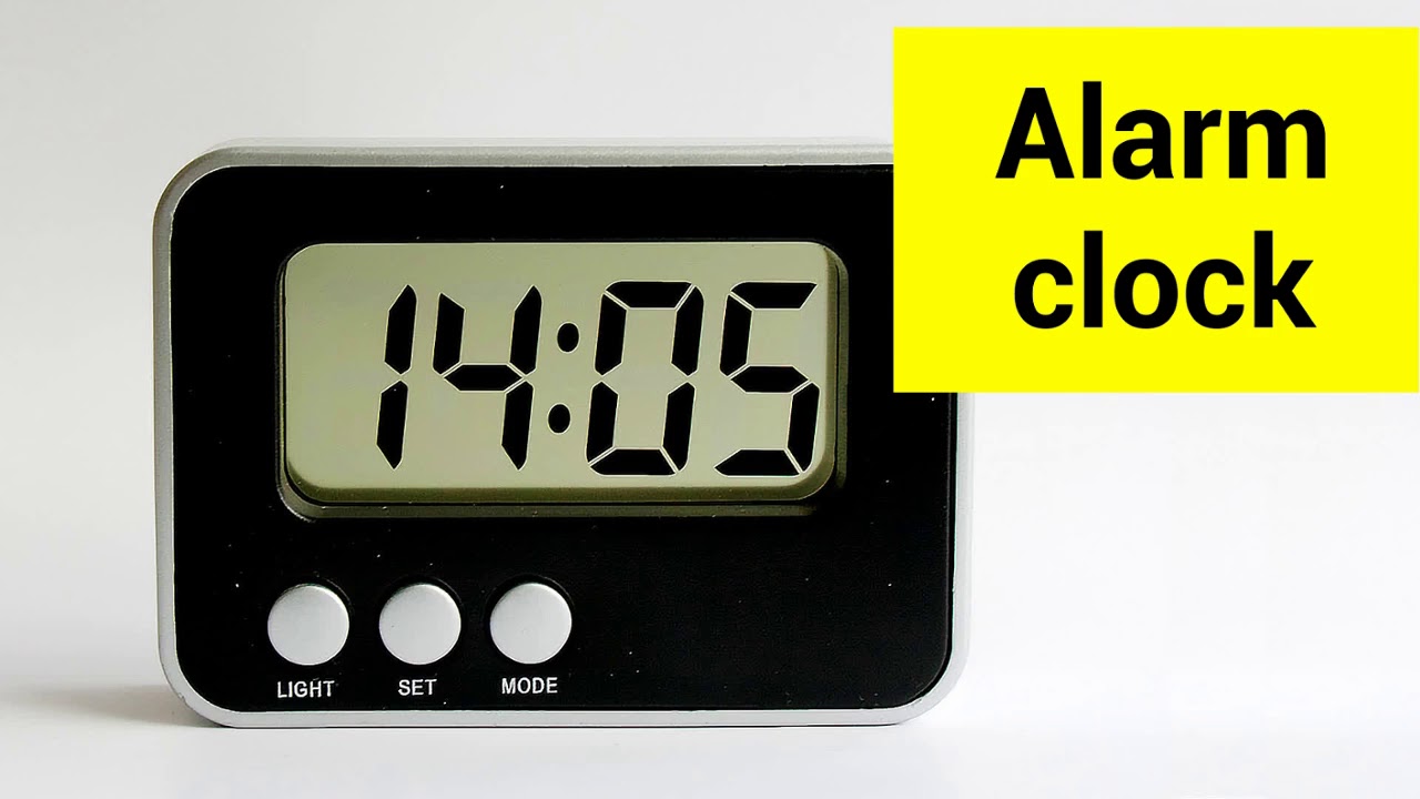 alarms and clock timer sounds